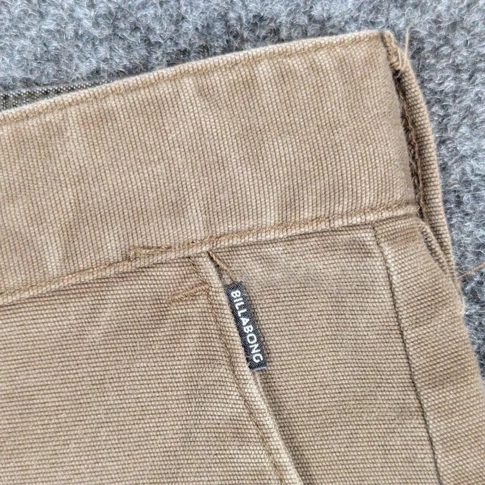 Billabong New Order Stretch Chino Shorts Brown Casual Surf Skate Mens 32 Cotton